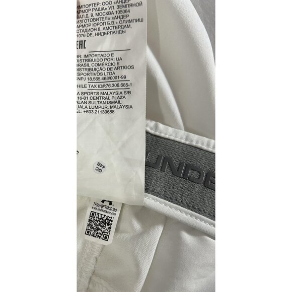 Under Armour Showdown Golf Pants Mens 42x30 White Straight Performance 1309545 - Picture 15 of 16